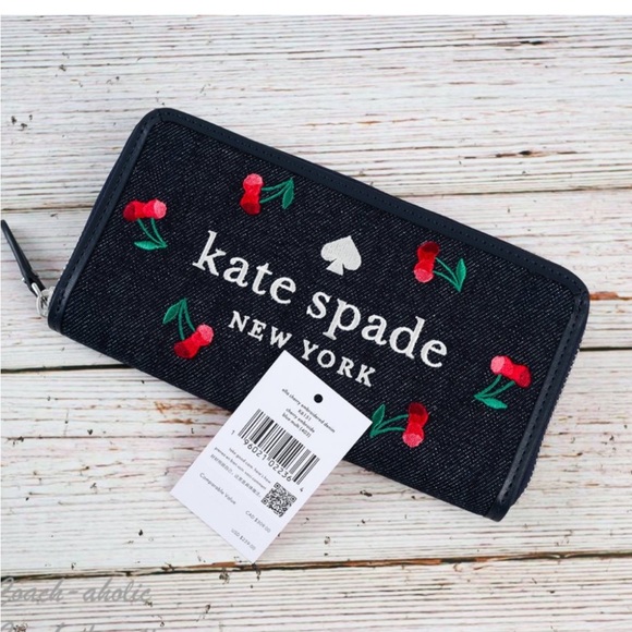 Kate Spade cherry large continental wallet - Picture 10 of 10